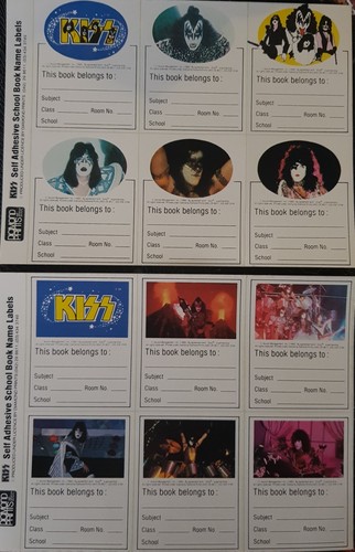 Kiss band school book - book, name