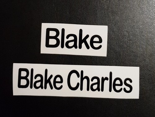 Personalised name sticker - personalised,