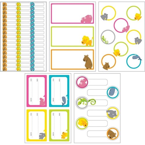 Children name stickers - children,